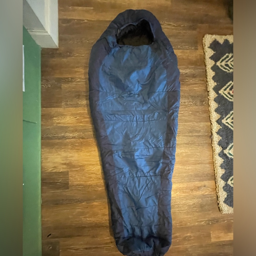 Alps Mummy Sleeping Bag Blue Springs 20 Warm Compression Camping Single Hiking